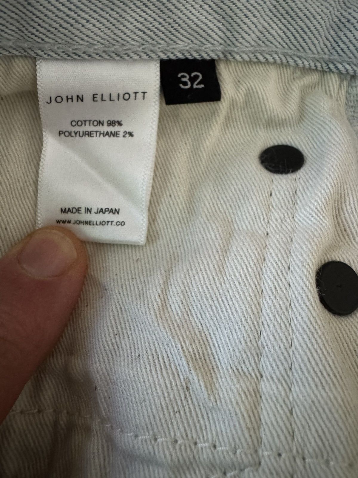 John Elliott John Elliott Denim Season 9 Size US 32 / EU 48 - 3 Thumbnail