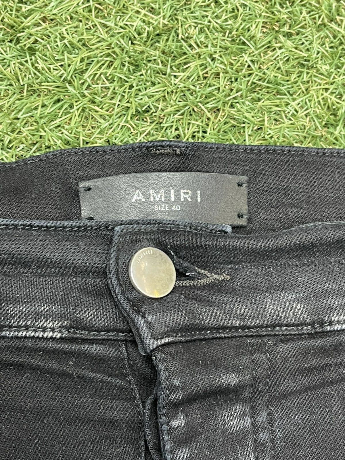 Amiri Size 40 - Amiri Black Multi Color MX1 Jeans $1090 Retail Size US 40 / EU 56 - 3 Thumbnail