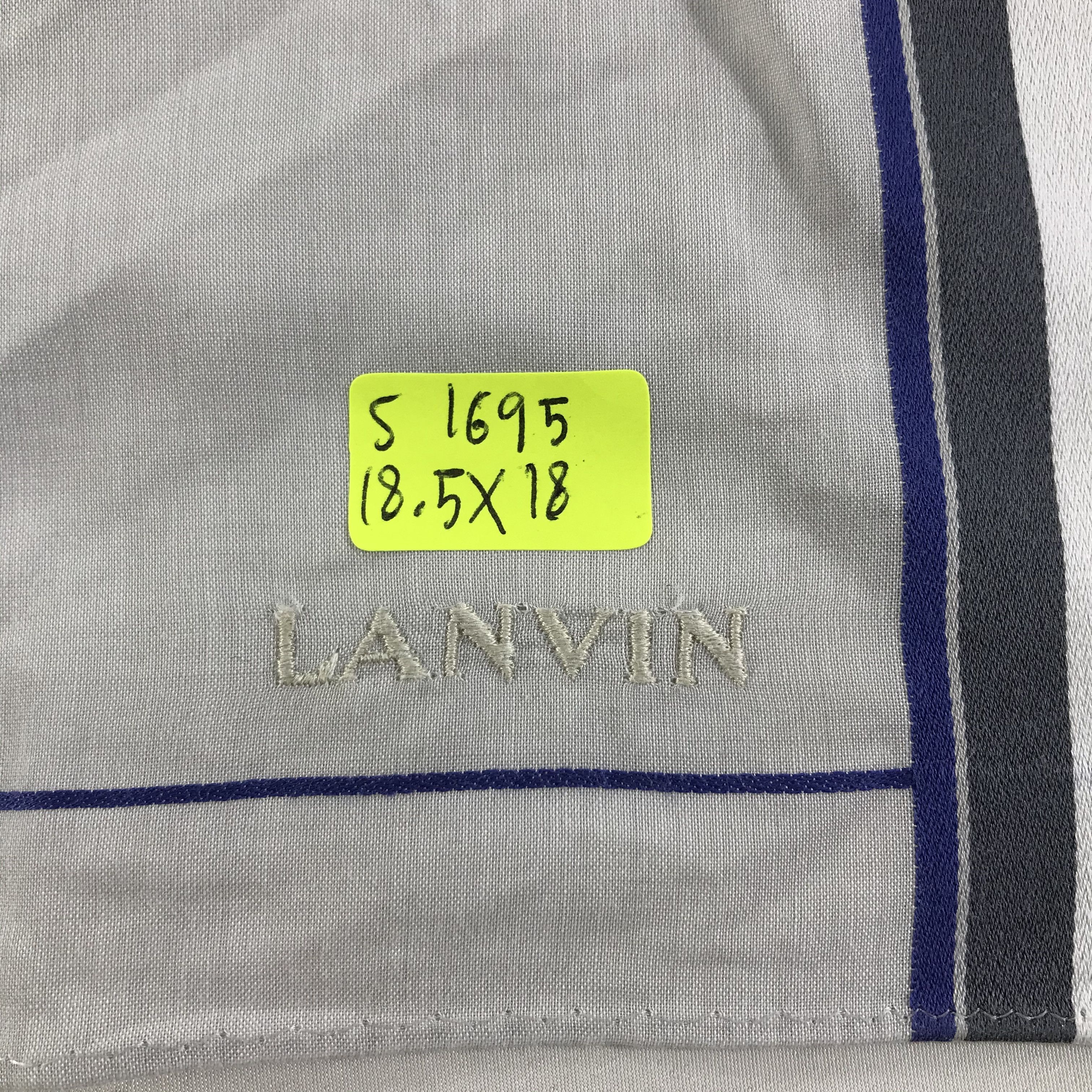 Lanvin × Vintage Lanvin Bandana / Handkerchief / Neckerchief - S1695 Size ONE SIZE - 5 Thumbnail