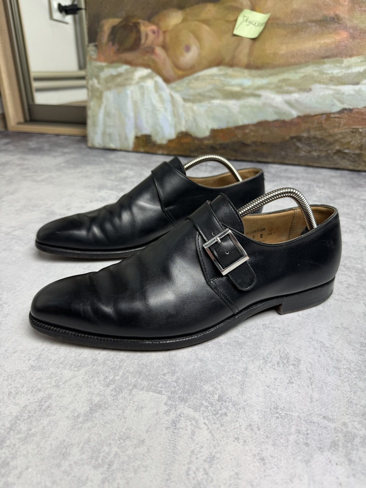 Archival Clothing x Crockett Jones Crockett & Jones Leather Luxury Classic Formal Loafers Shoes in Brown (Size 7)
