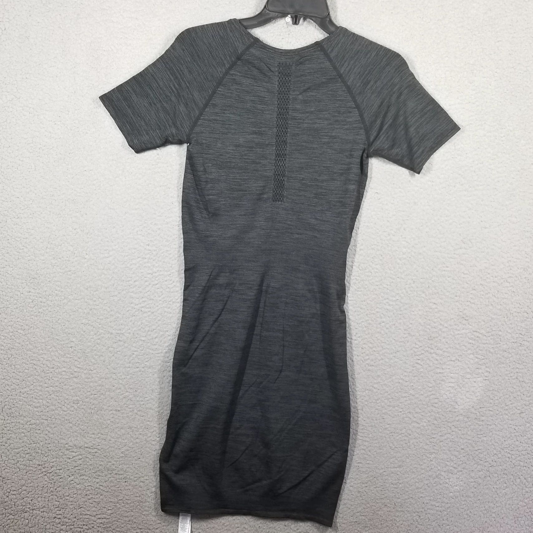 Nike Nike Dress Women's Small Black Short Sleeve Seamless Knit Athletic Running Gym Size 28" / US 6 / IT 42 - 7 Thumbnail