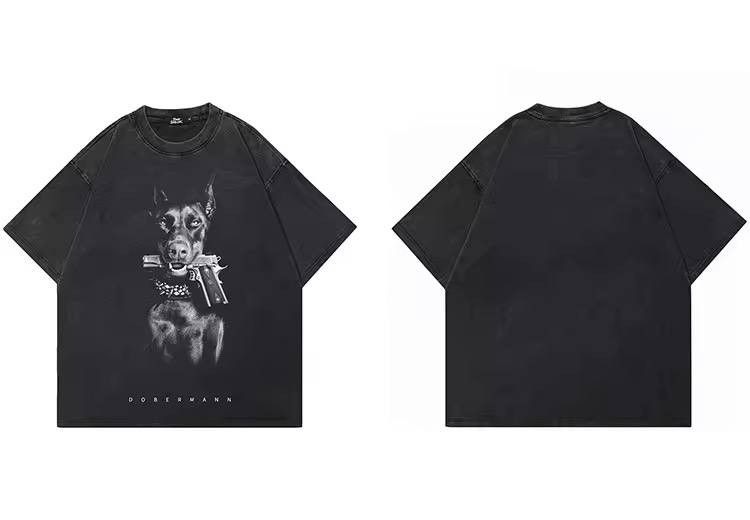 Japanese Brand × Vintage unisex t-shirt in gangster style. Size US XL / EU 56 / 4 - 2 Thumbnail