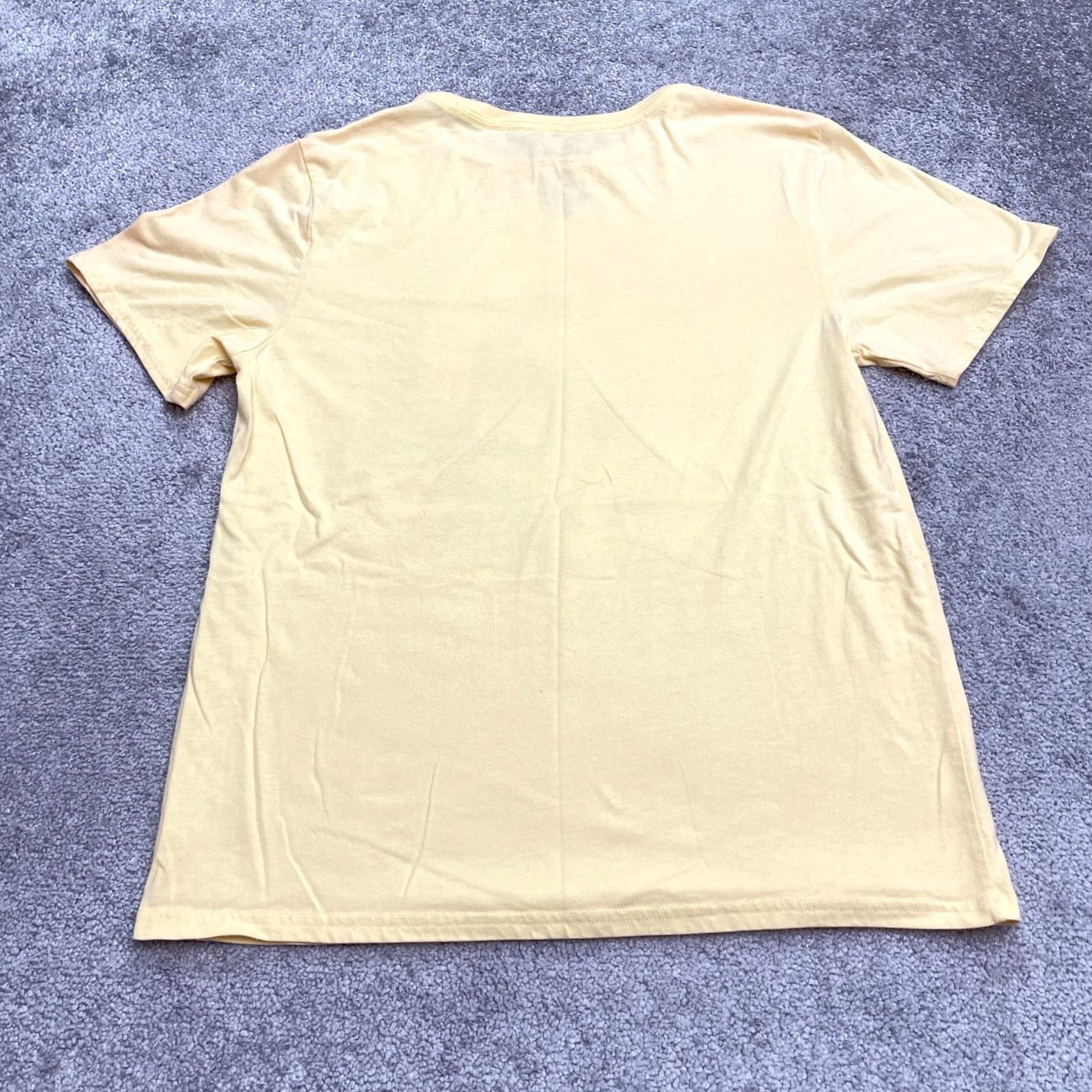 Disney Disney Stitch Aloha Graphic T-Shirt Unisex L Yellow Crew Neck Casual Tee Top Shirt Adults Size L / US 10 / IT 46 - 2 Thumbnail