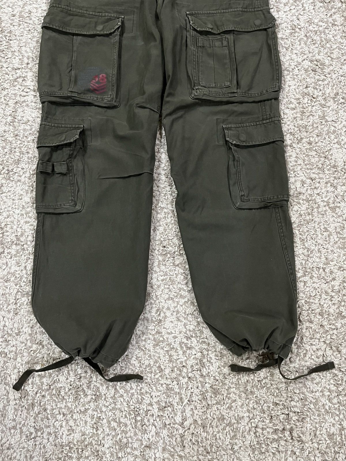 Japanese Brand 🔥 RARE CHEVRE MULTIPOCKETS UTILITY CARGO PANTS Size US 33 - 4 Thumbnail