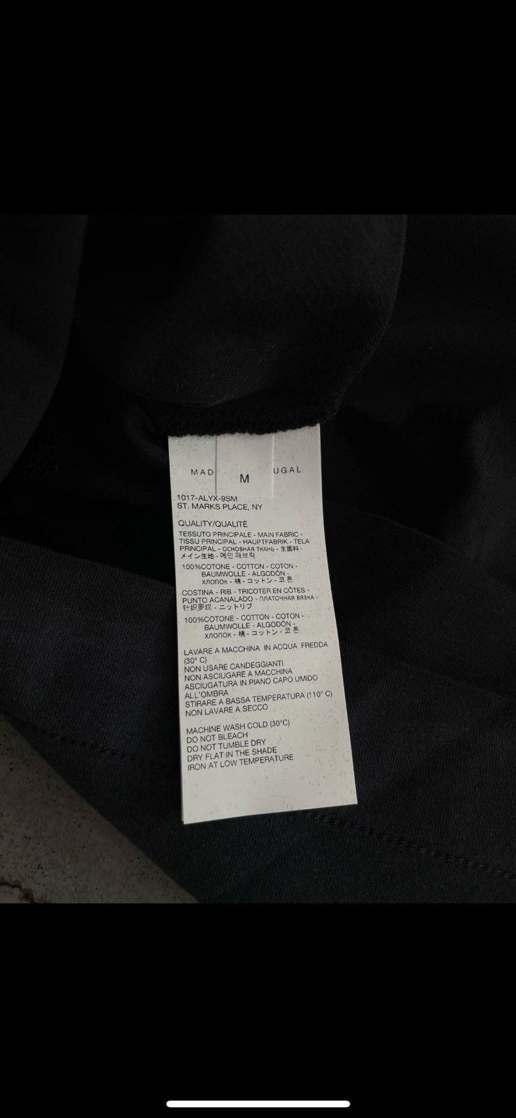 1017 ALYX 9SM × Alyx 1017 ALYX 9SM Smoke Graphic Tee archive rare piece Size US M / EU 48-50 / 2 - 4 Thumbnail