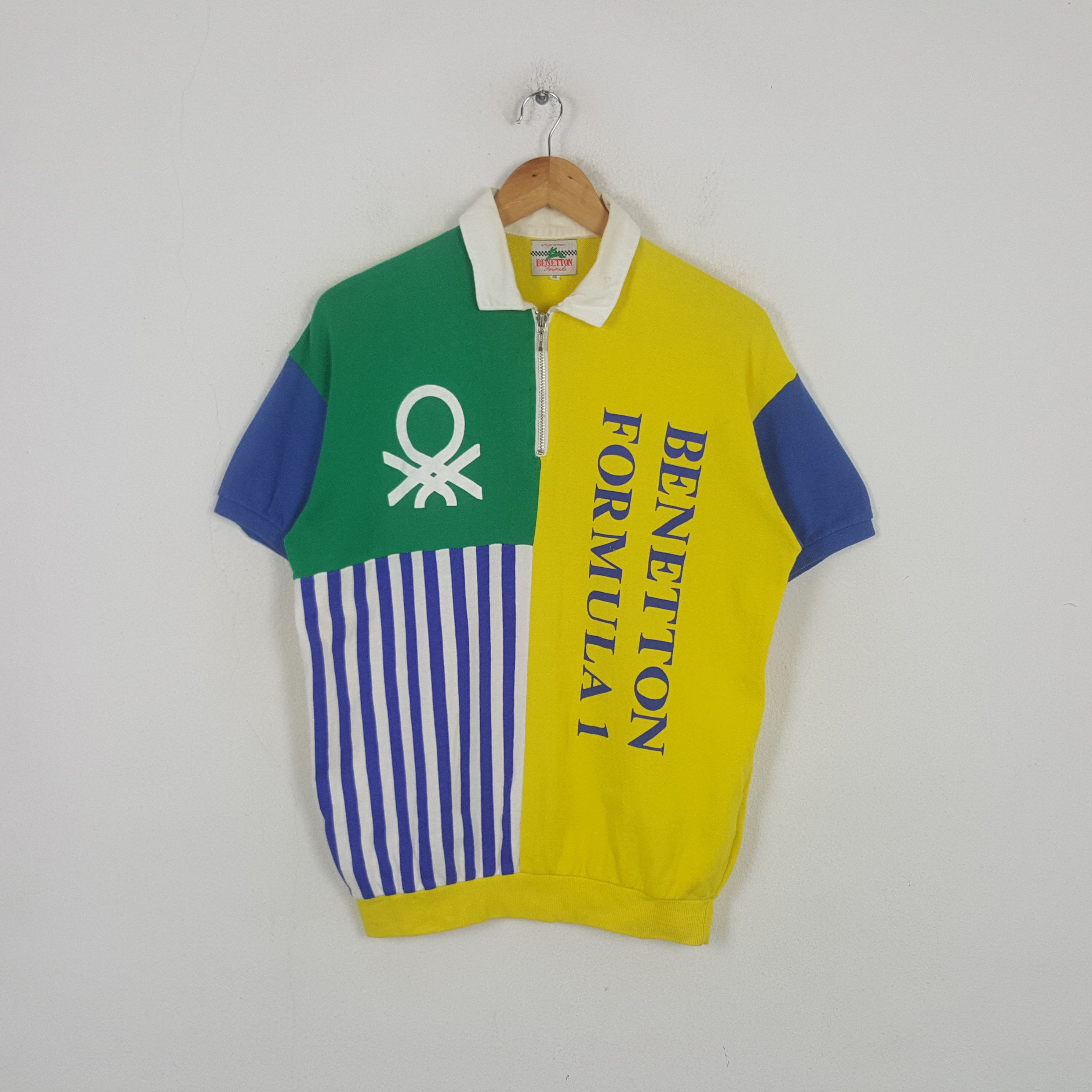 Vintage Benetton Formula 1 Racing Style Polos RR12