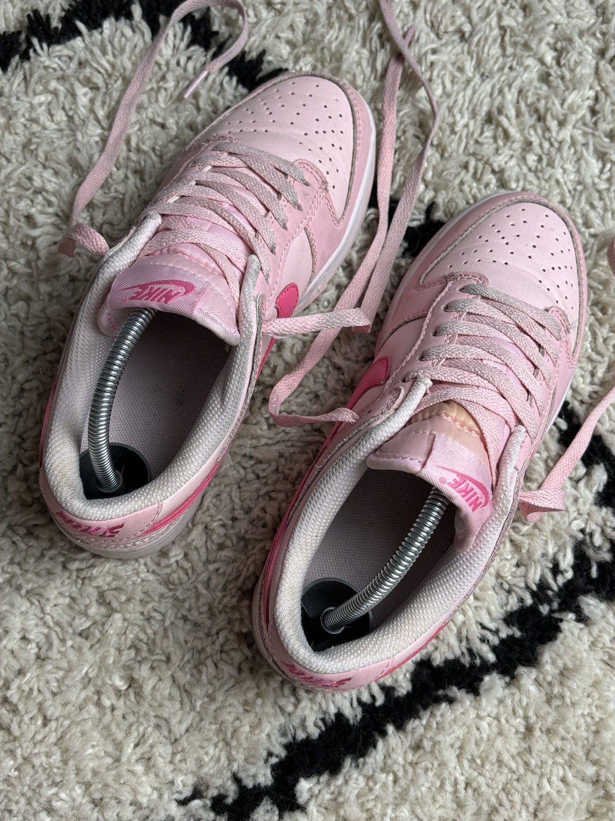 Nike Nike Dunk Triple Pink Low Sneakers Rare Size US 7.5 / IT 37.5 - 5 Thumbnail