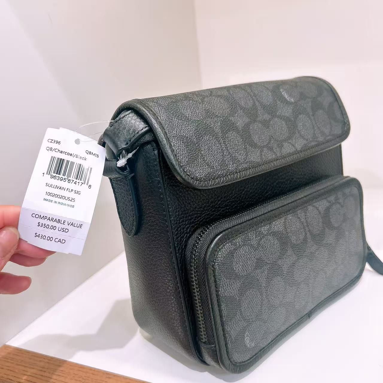 Coach Sullivan Flap Crossbody Bag In Signature Canvas CZ396 Size ONE SIZE - 4 Thumbnail