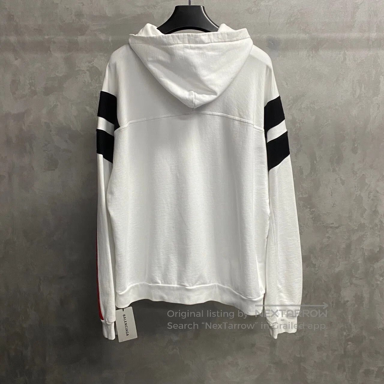 Balenciaga Balenciaga White striped embroidered logo logo uniform jac Size US M / EU 48-50 / 2 - 2 Thumbnail