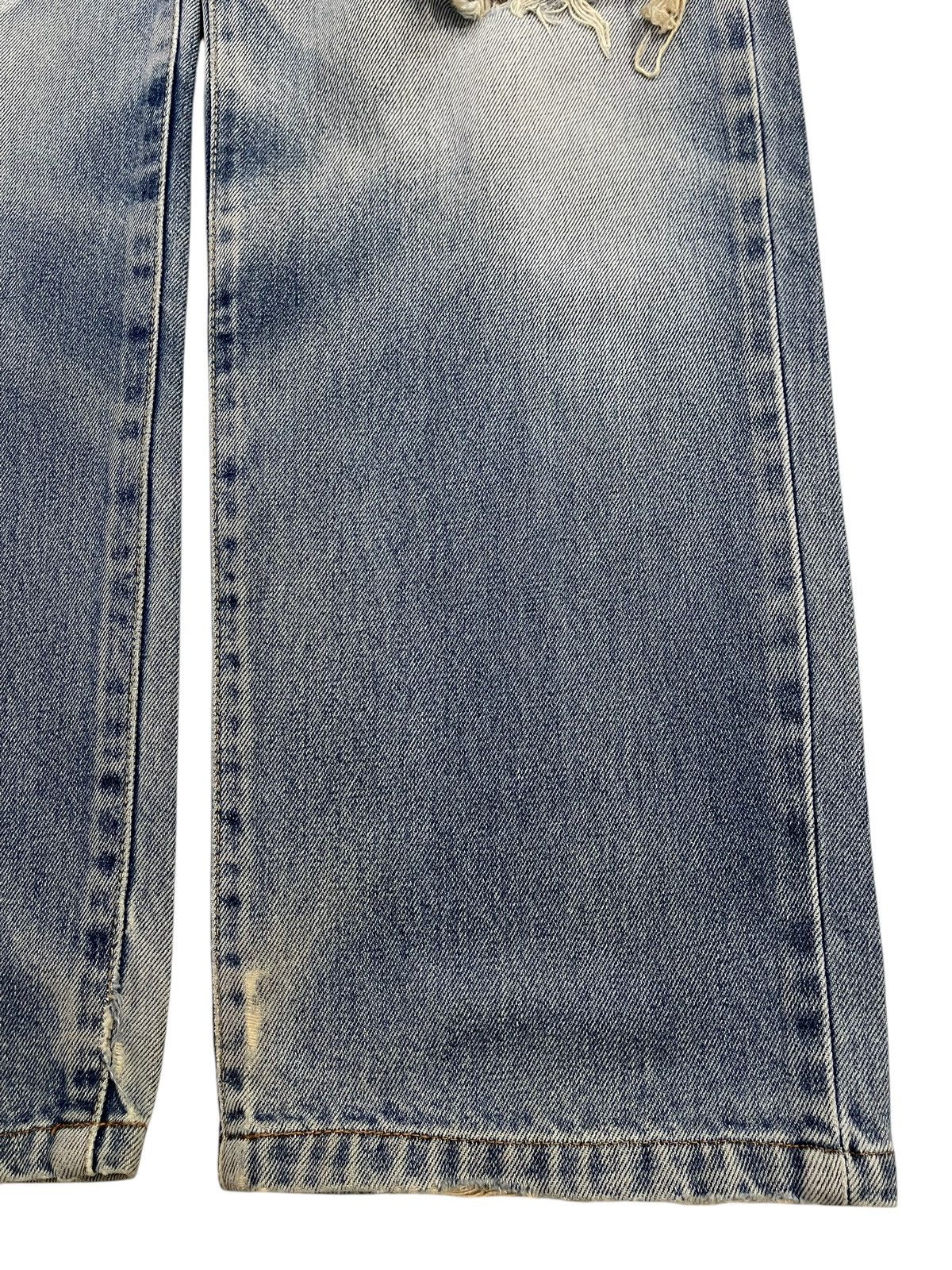 Edwin Vintage Edwin Blue Faded Wash Distressed Style Loose Jeans Size US 32 / EU 48 - 8 Thumbnail