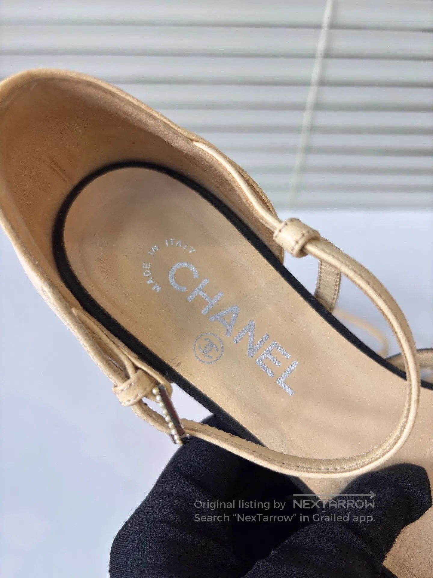 Chanel Chanel Pearl Pointed Flat Shoes. Size US 8 / IT 38 - 5 Thumbnail