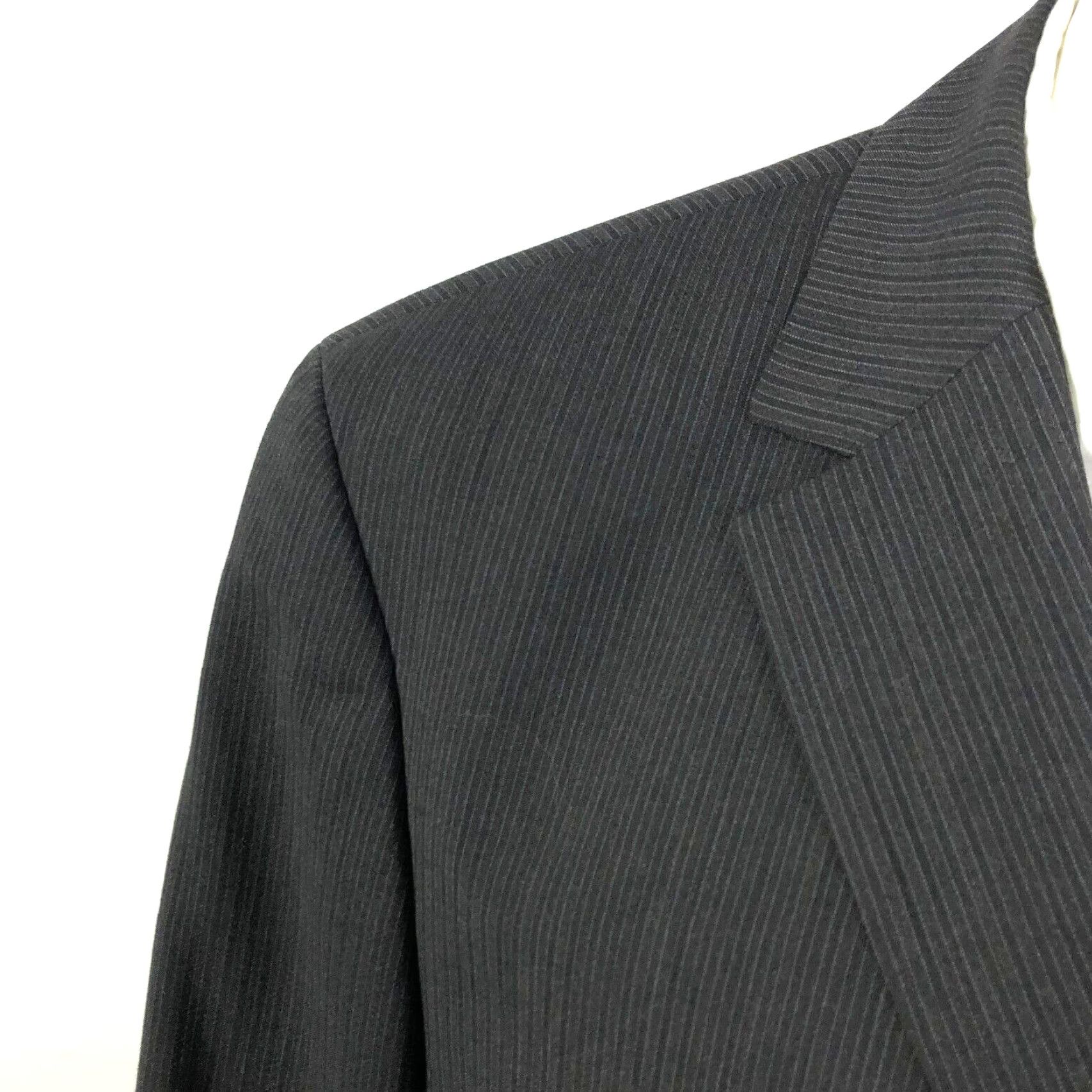 Hugo Boss Hugo Boss Men's 100% Wool Three-Button Sport Coat Jacket Brown Blue MINT Size US XS / EU 42 / 0 - 3 Thumbnail