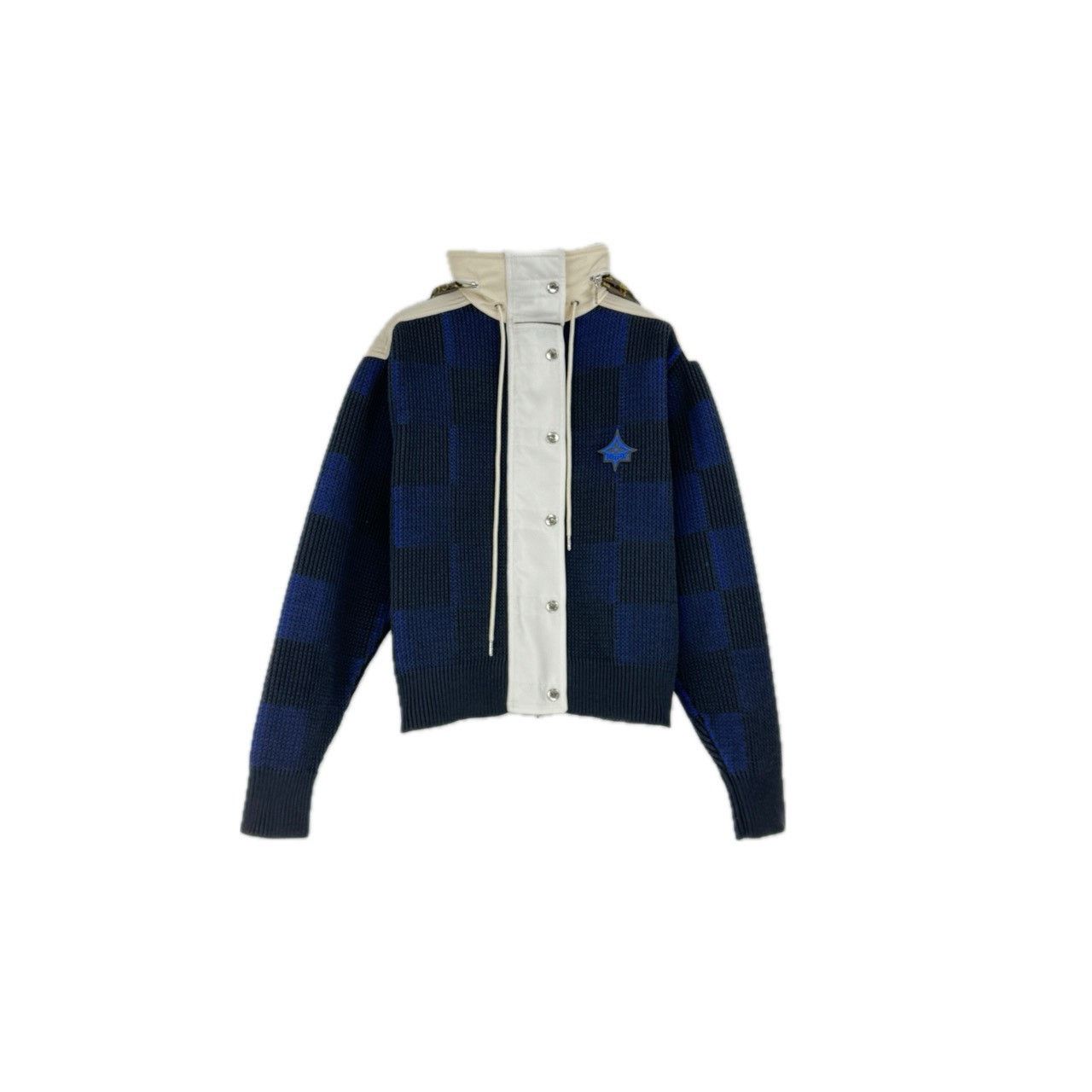 Louis Vuitton Louis Vuitton Blue color-block classic logo breasted 19% wo Size US M / EU 48-50 / 2 - 1 Thumbnail