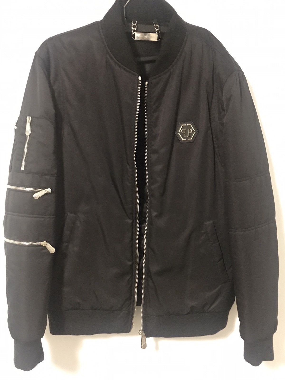 Philipp Plein Philipp Plein black jacket Size US XL / EU 56 / 4 - 1 Thumbnail