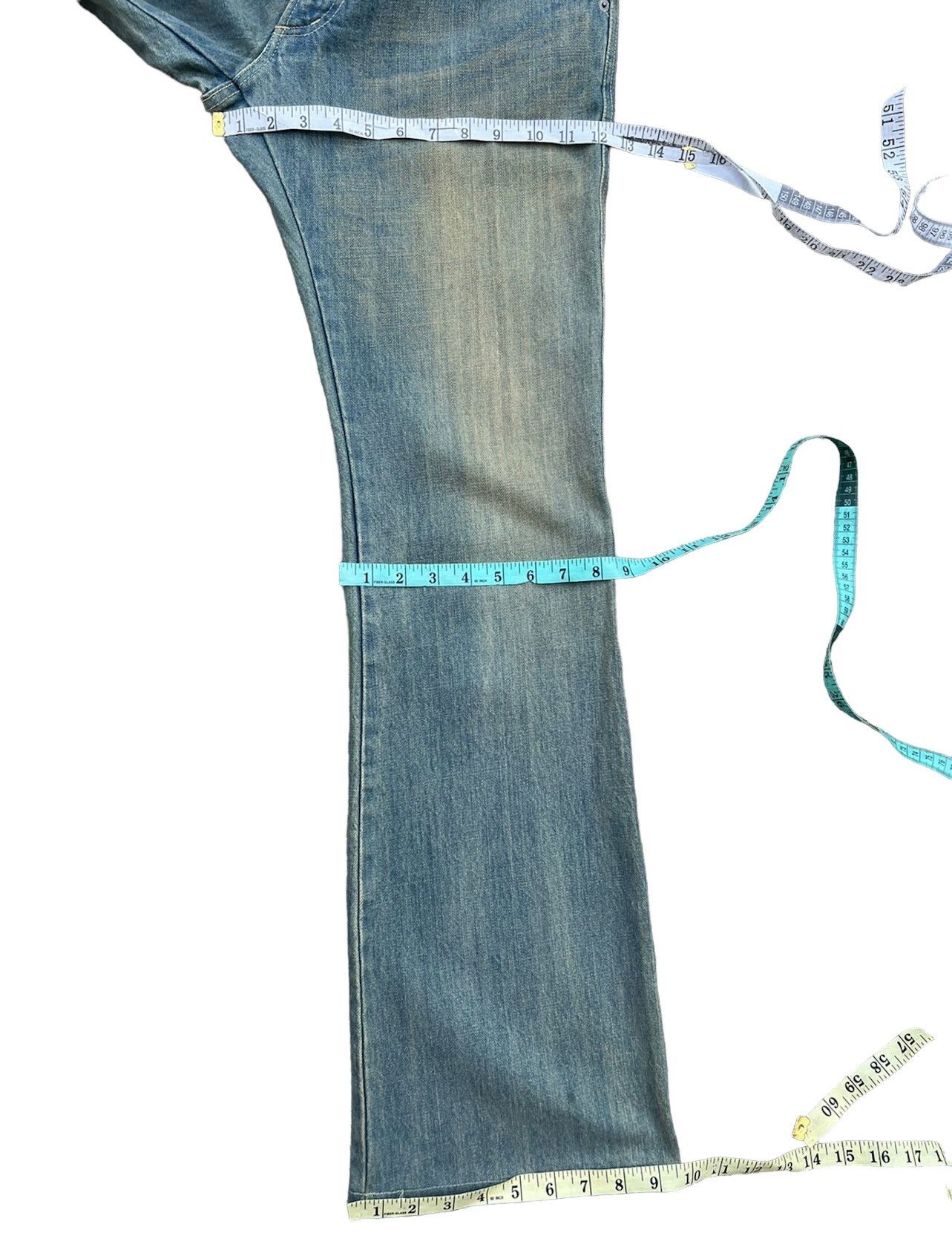 Morgan Homme Vintage Morgan Homme Japan Mud Denim Dirty Flare Jeans Size US 32 / EU 48 - 4 Thumbnail