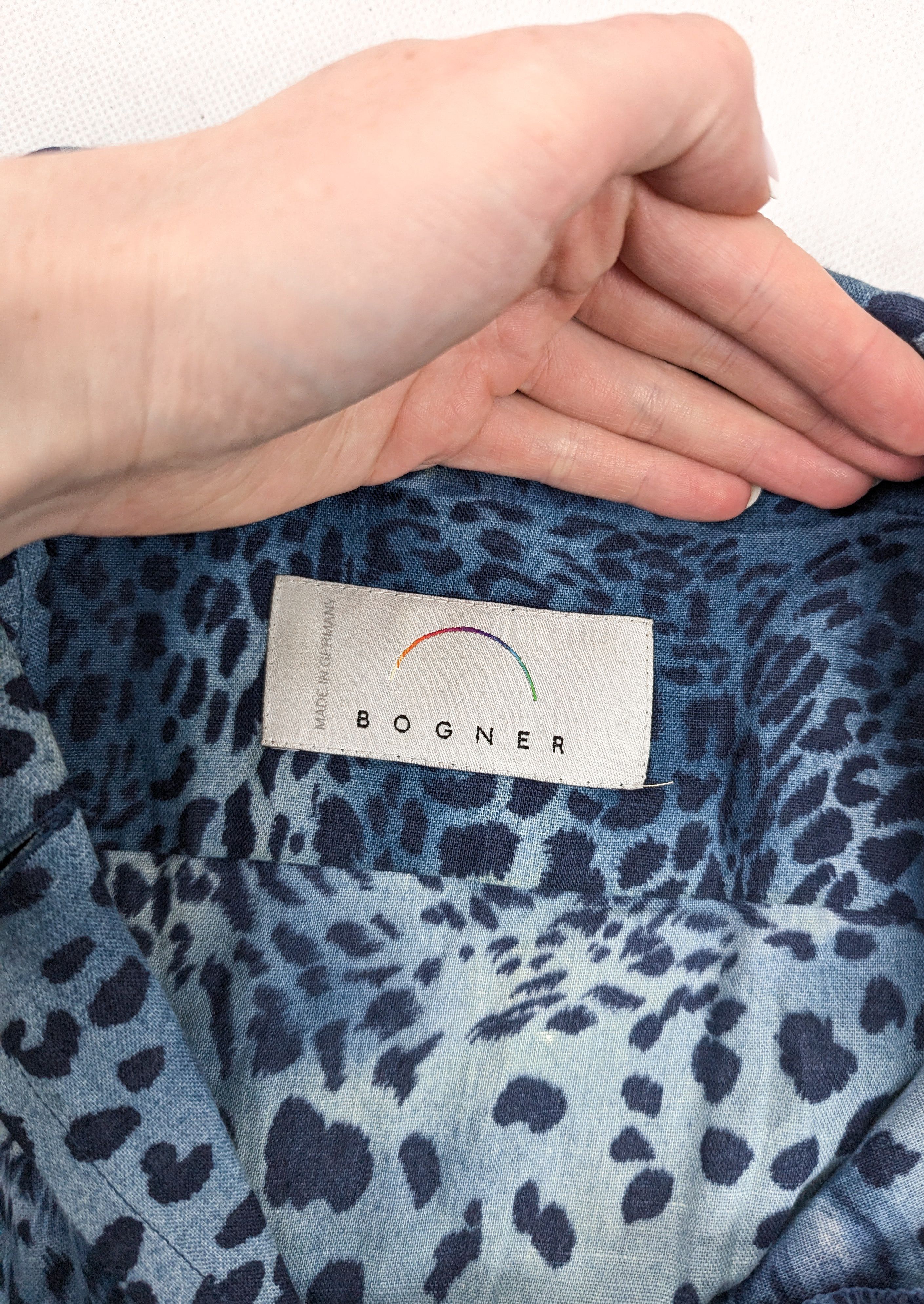 Bogner Bogner blue leopard dress L Size L / US 10 / IT 46 - 5 Thumbnail