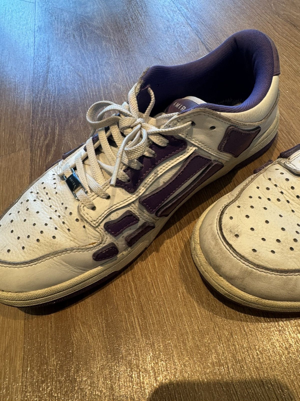 Amiri Amiri Skeleton Purple Sneakers Size US 10 / EU 43 - 3 Thumbnail