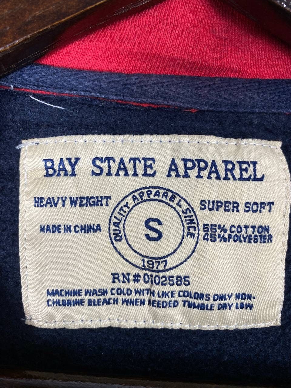 Boston Traders Vintage Boston Bay State Apparel Halfzipper Sweatshirts Size US S / EU 44-46 / 1 - 9 Thumbnail