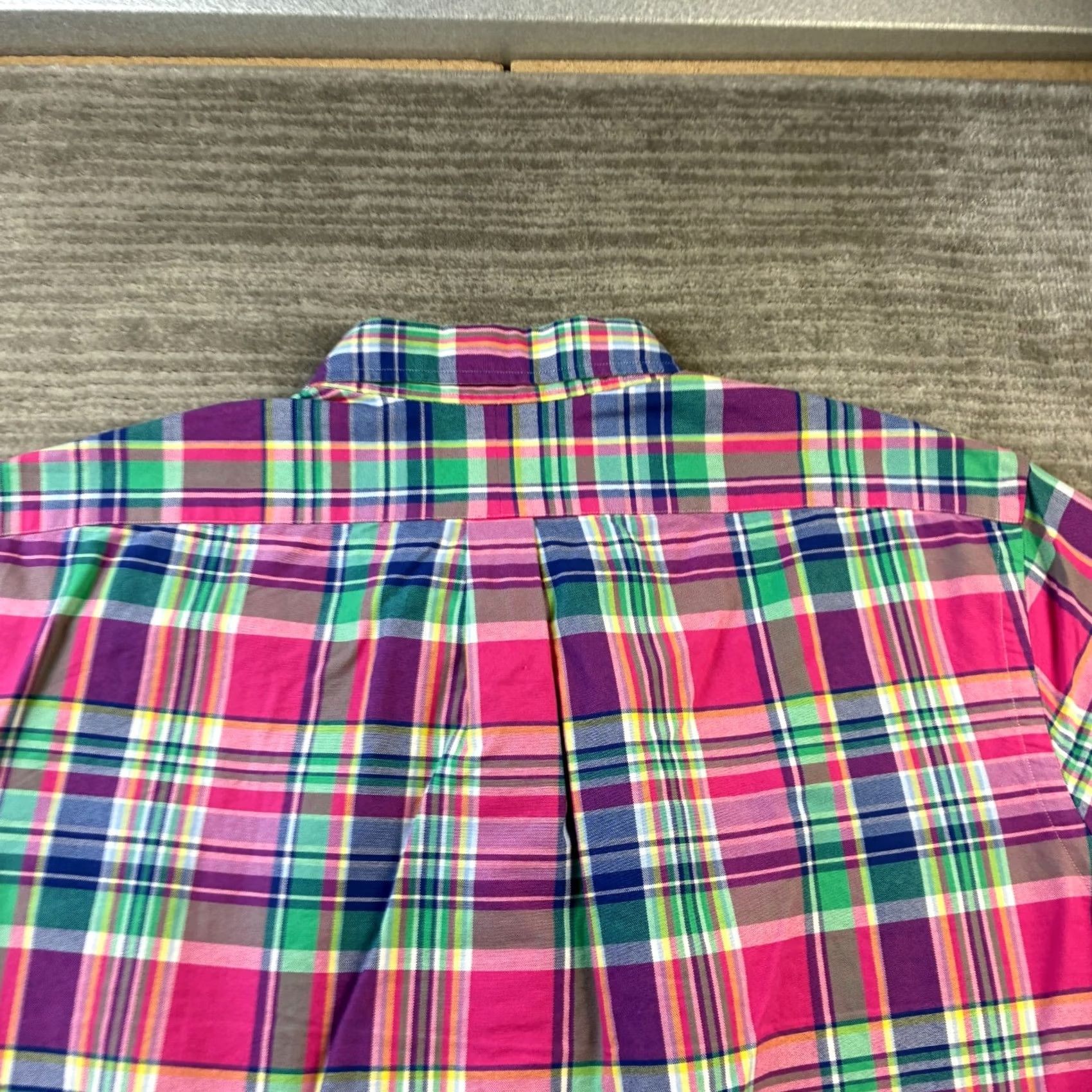 Polo Ralph Lauren Polo Ralph Lauren Shirt Mens 2XL Pink Button-Up Collar Polo Untucked Fit Oxford Pony Casual All Seasons Classic 90s? Size US XXL / EU 58 / 5 - 5 Thumbnail