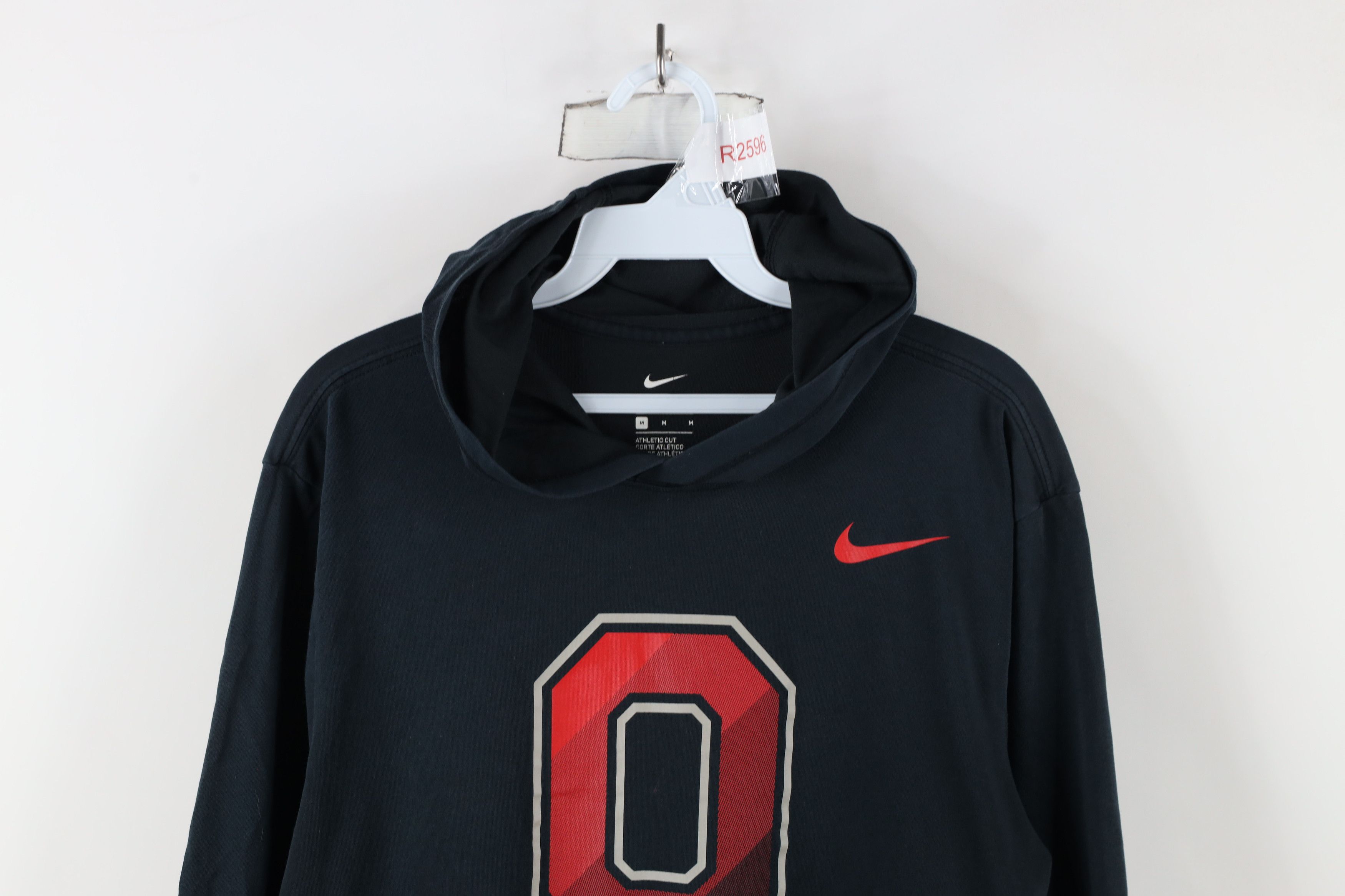 Nike × Vintage Nike Lightweight Ohio State University Hoodie T-Shirt Size US M / EU 48-50 / 2 - 2 Thumbnail
