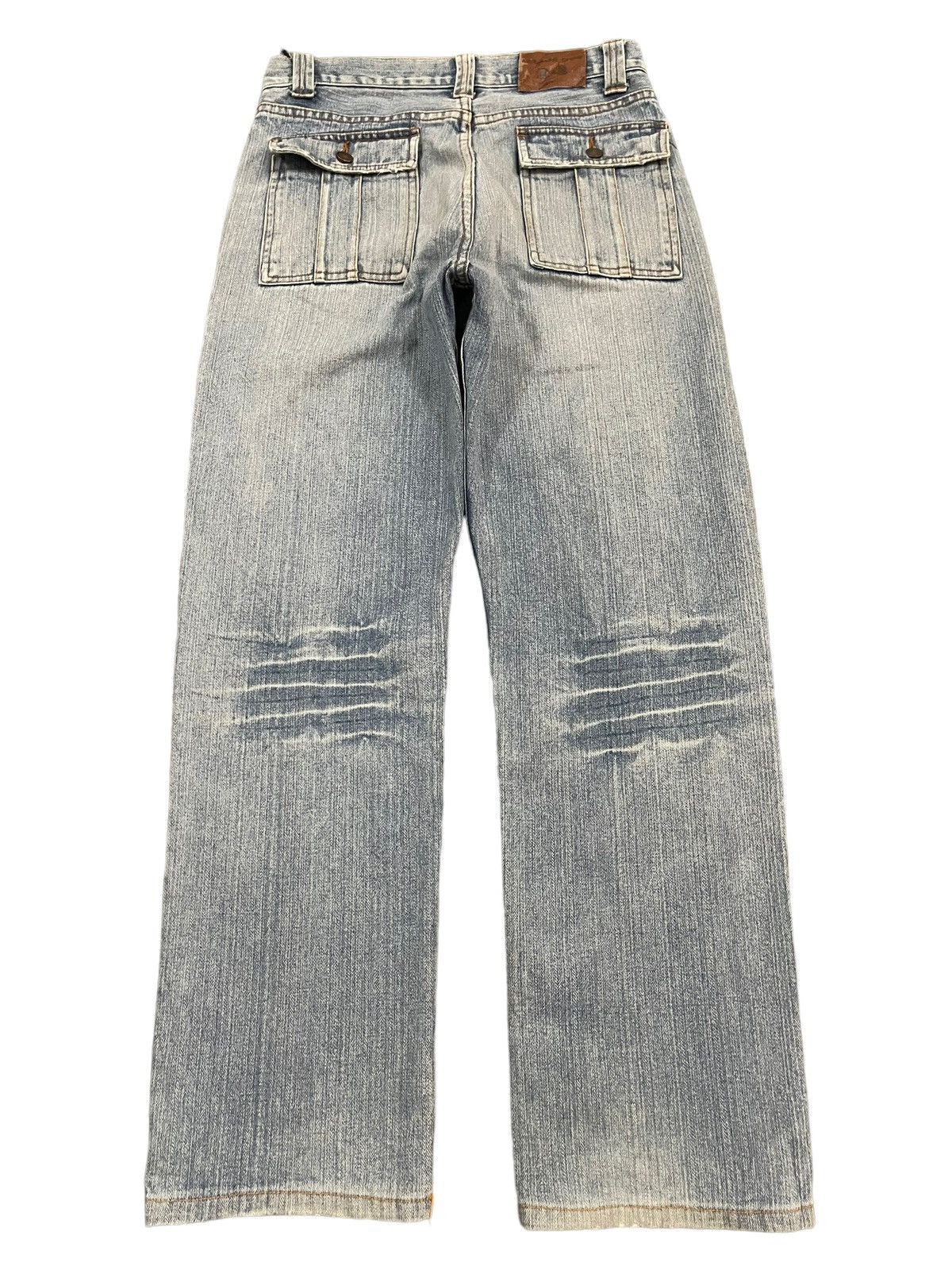 Hysteric Glamour Vintage Japanese Nylaus Bush Pants Style Blue Wash Jeans Size US 30 / EU 46 - 2 Thumbnail