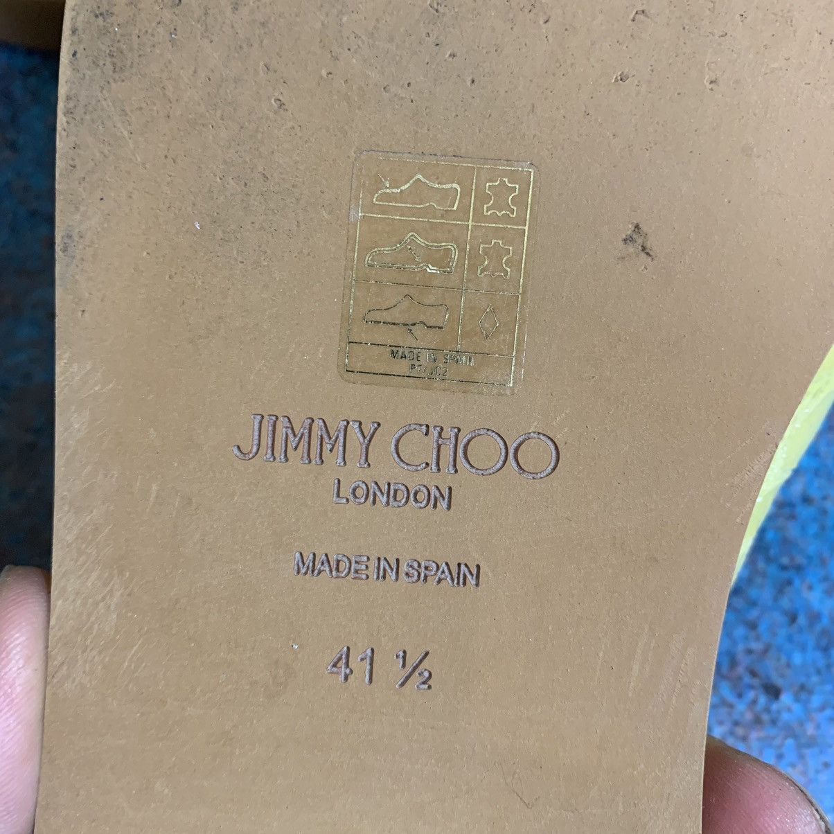 Jimmy Choo Jimmy Choo Tropica Leather Sandals Size 41.5 Size US 11.5 / IT 41.5 - 20 Thumbnail
