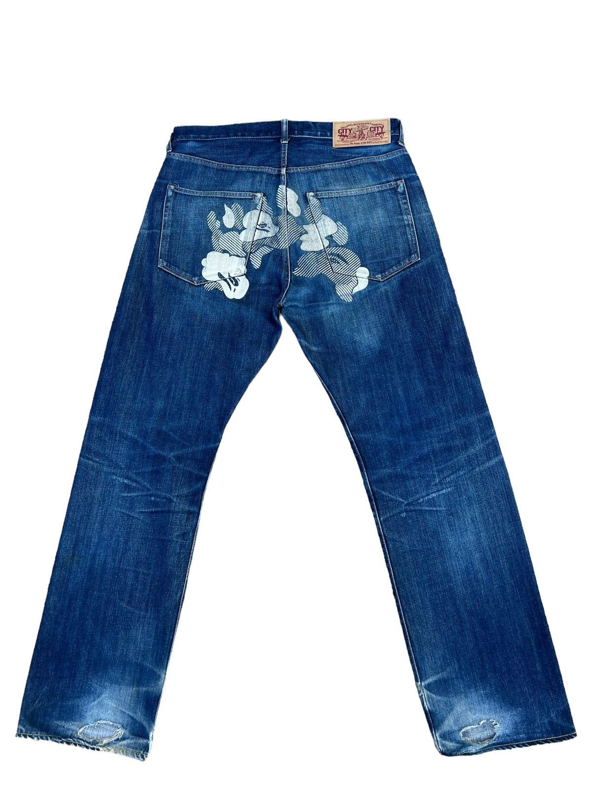 Bape Bape Camo Denim Size US 34 / EU 50 - 1 Thumbnail