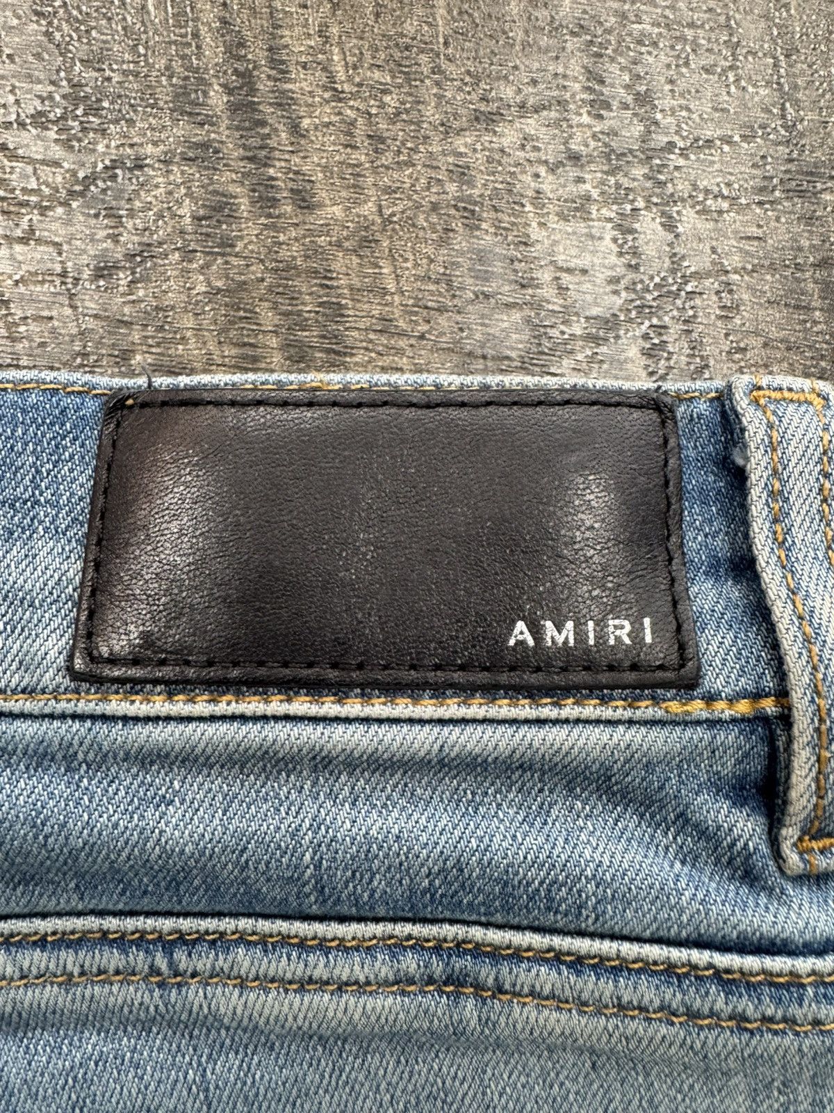 Amiri Lakers Track Jeans (33) Size US 33 - 10 Thumbnail
