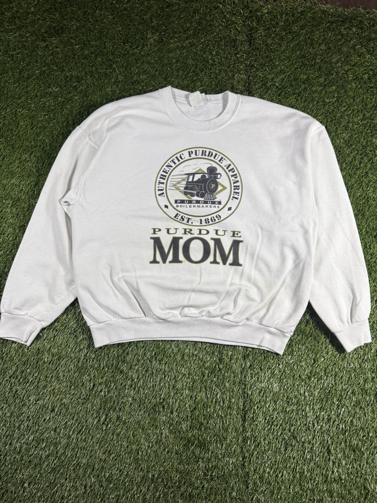 NCAA Vintage 90s Purdue University Boilermakers College Crewneck Size US XXL / EU 58 / 5 - 1 Thumbnail