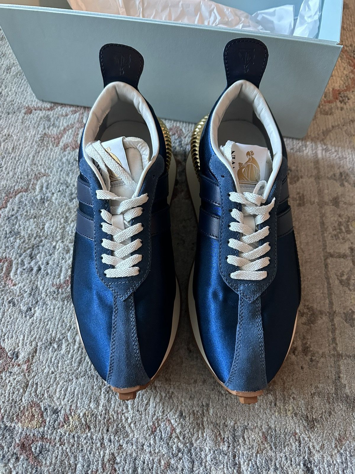 Lanvin Lanvin Bumpr sneakers with gold details. Original $950! Size US 11 / IT 41 - 3 Thumbnail