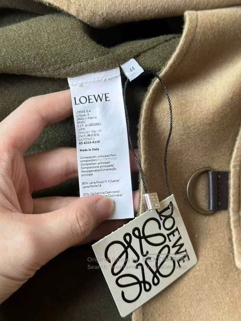 Loewe Loewe leather label wool jacket. Size US S / EU 44-46 / 1 - 4 Thumbnail