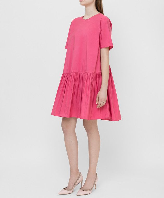 Valentino o1y0326 Mini Dress in Pink Size XS / US 0-2 / IT 36-38 - 3 Thumbnail