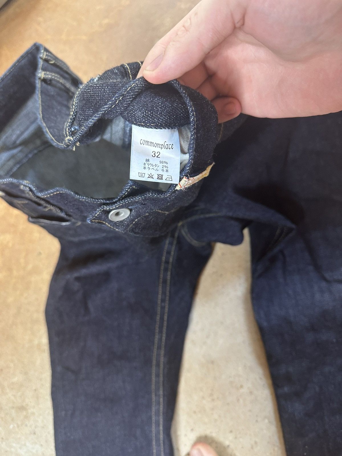 Japanese Brand Commonplace Japanese Denim Selvedge Jeans Size 32" / US 10 / IT 46 - 6 Thumbnail