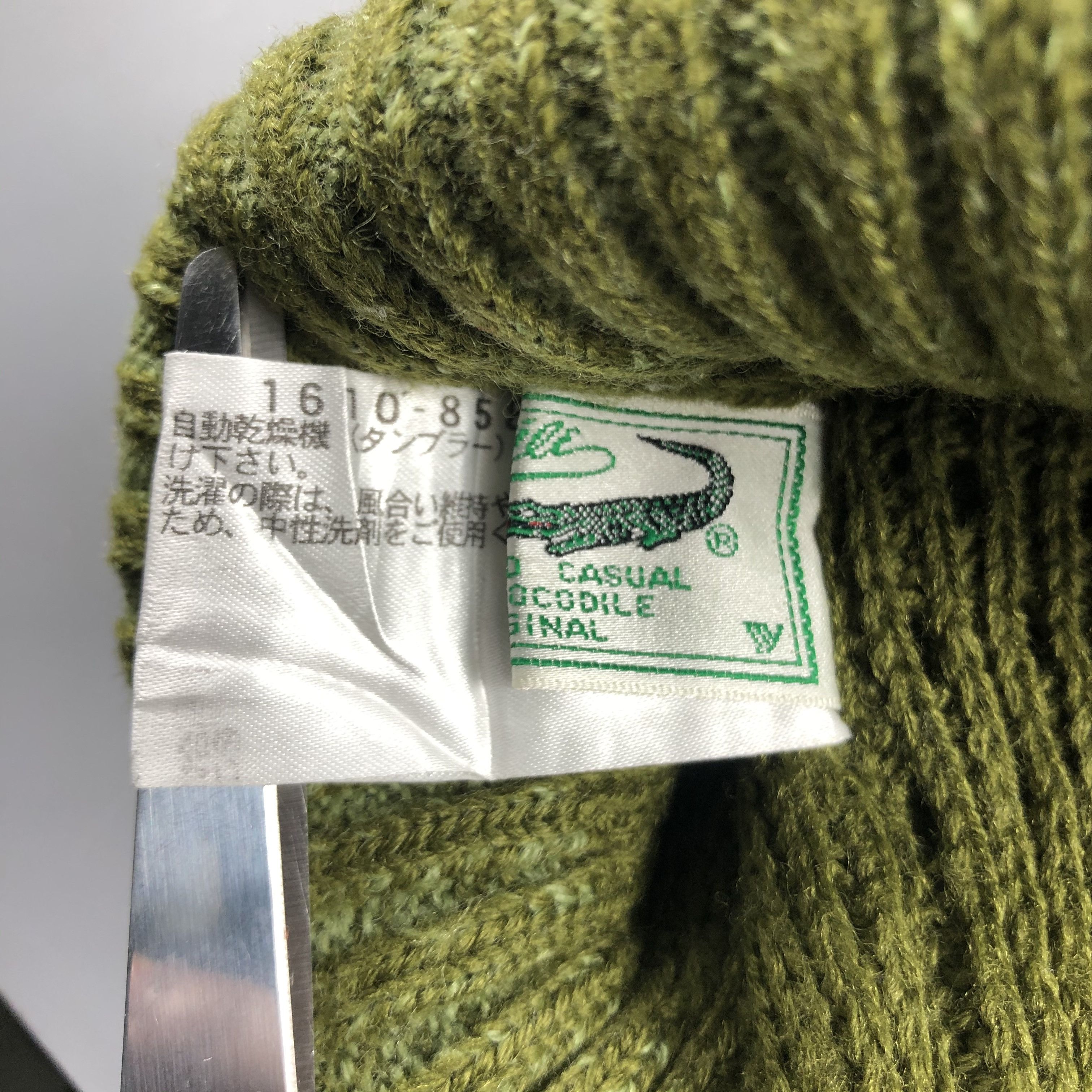 Vintage Crocodile Ribbed Knit Beanie Snow Hat Snow Cap -D083 Size ONE SIZE - 8 Thumbnail