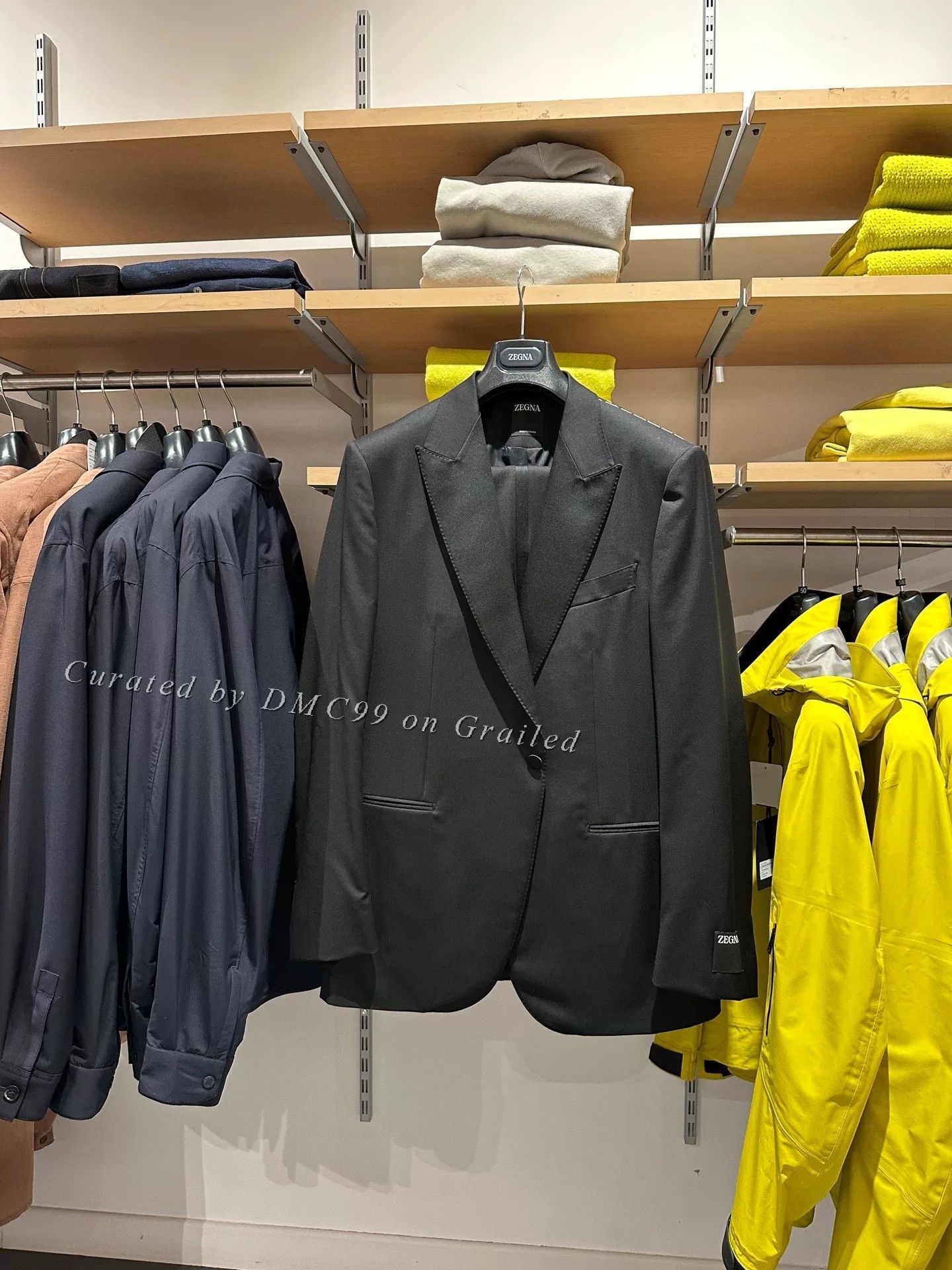 Ermenegildo Zegna Zegna Black Wool Men’s Suit Set Size US L / EU 52-54 / 3 - 1 Thumbnail
