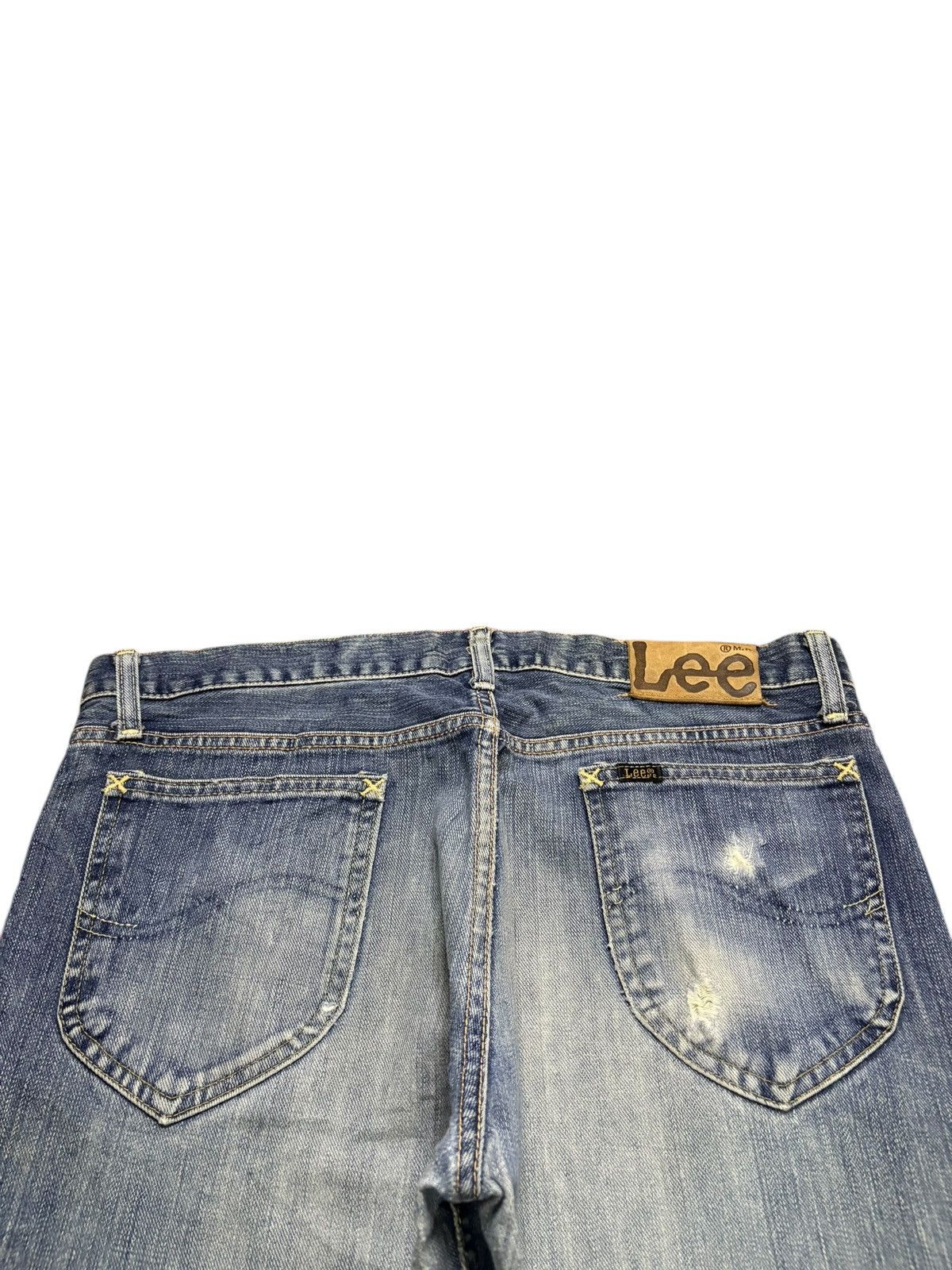 Lee Vintage Lee Rusty Mud Wash Distressed Bootcut Flare Jeans Size US 32 / EU 48 - 8 Thumbnail