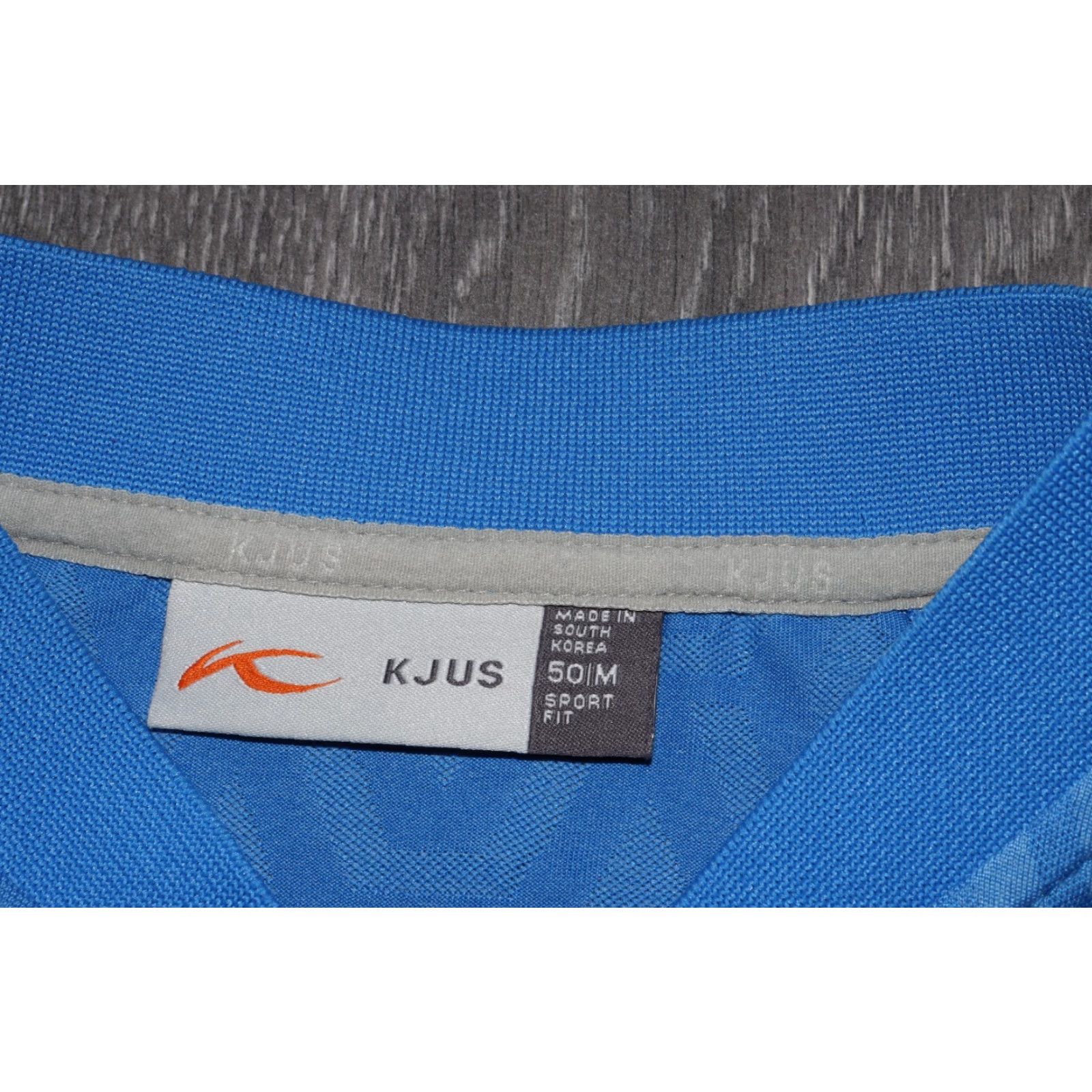 KJUS KJUS Polo Shirt Golf Blue M Mens Short Sleeve Collared Low Collar Ultra-Light Soft Fabric Size US M / EU 48-50 / 2 - 4 Thumbnail
