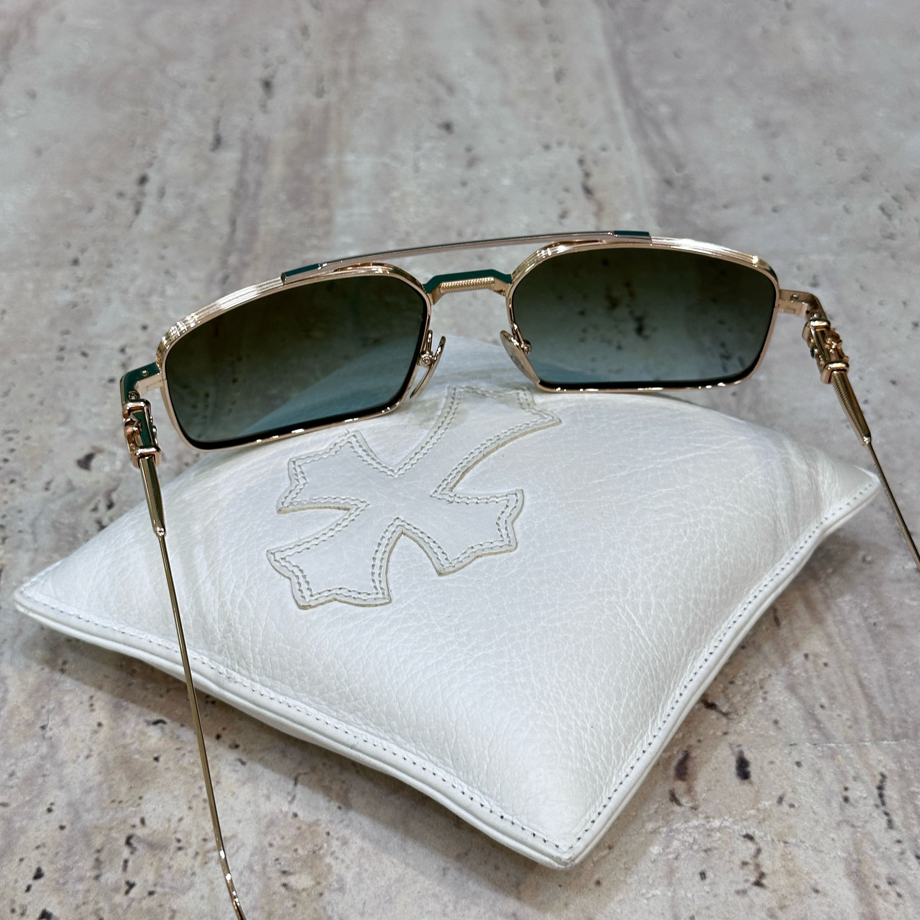 Chrome Hearts Double Bridge Metal Frame Sunglasses LICK'N Size ONE SIZE - 5 Thumbnail