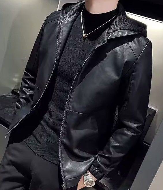 Japanese Brand Casual PU Leather Jacket Size US XXL / EU 58 / 5 - 2 Thumbnail
