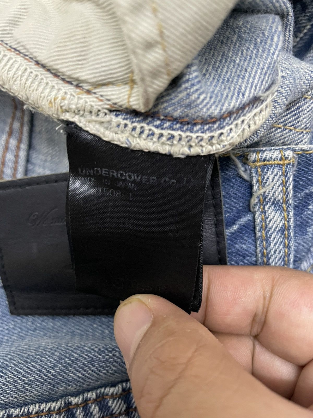 Undercover Undercover Jun Takahashi Crop Jeans Women Size 29" - 10 Thumbnail