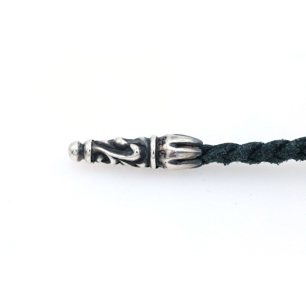 Chrome Hearts Chrome Hearts Leather Braid Scroll Necklace Size ONE SIZE - 4 Thumbnail