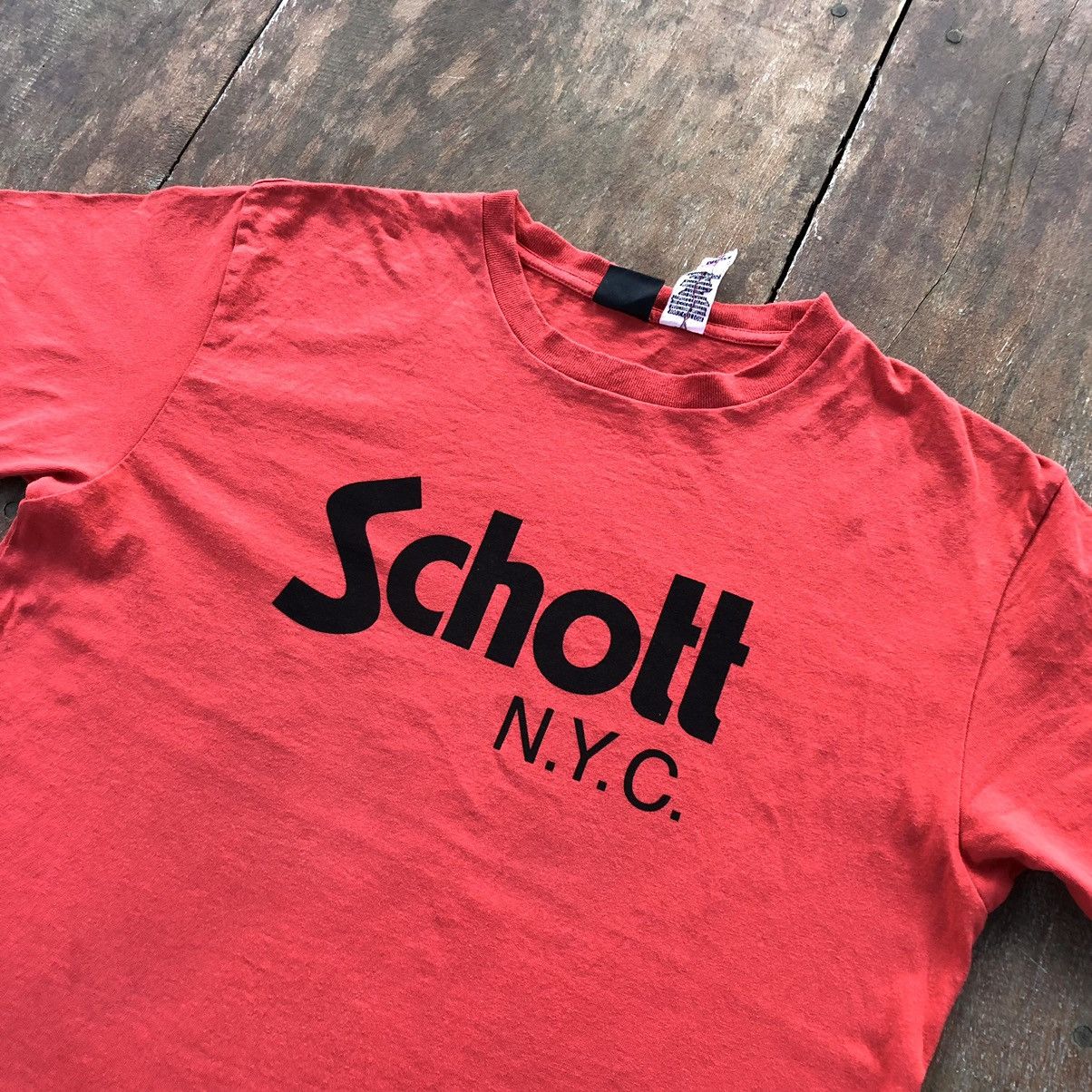 Schott Vintage Schott Rare T Shirt Size US L / EU 52-54 / 3 - 1 Thumbnail