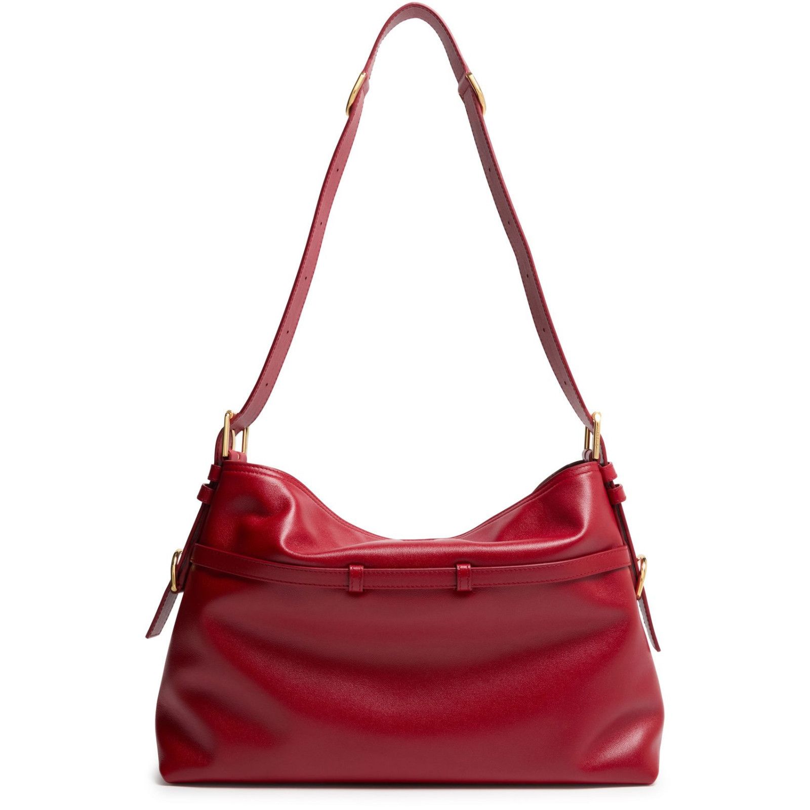 Givenchy GIVENCHY Voyou Medium Dark Red Leather Shoulder Bag New And Size ONE SIZE - 3 Thumbnail
