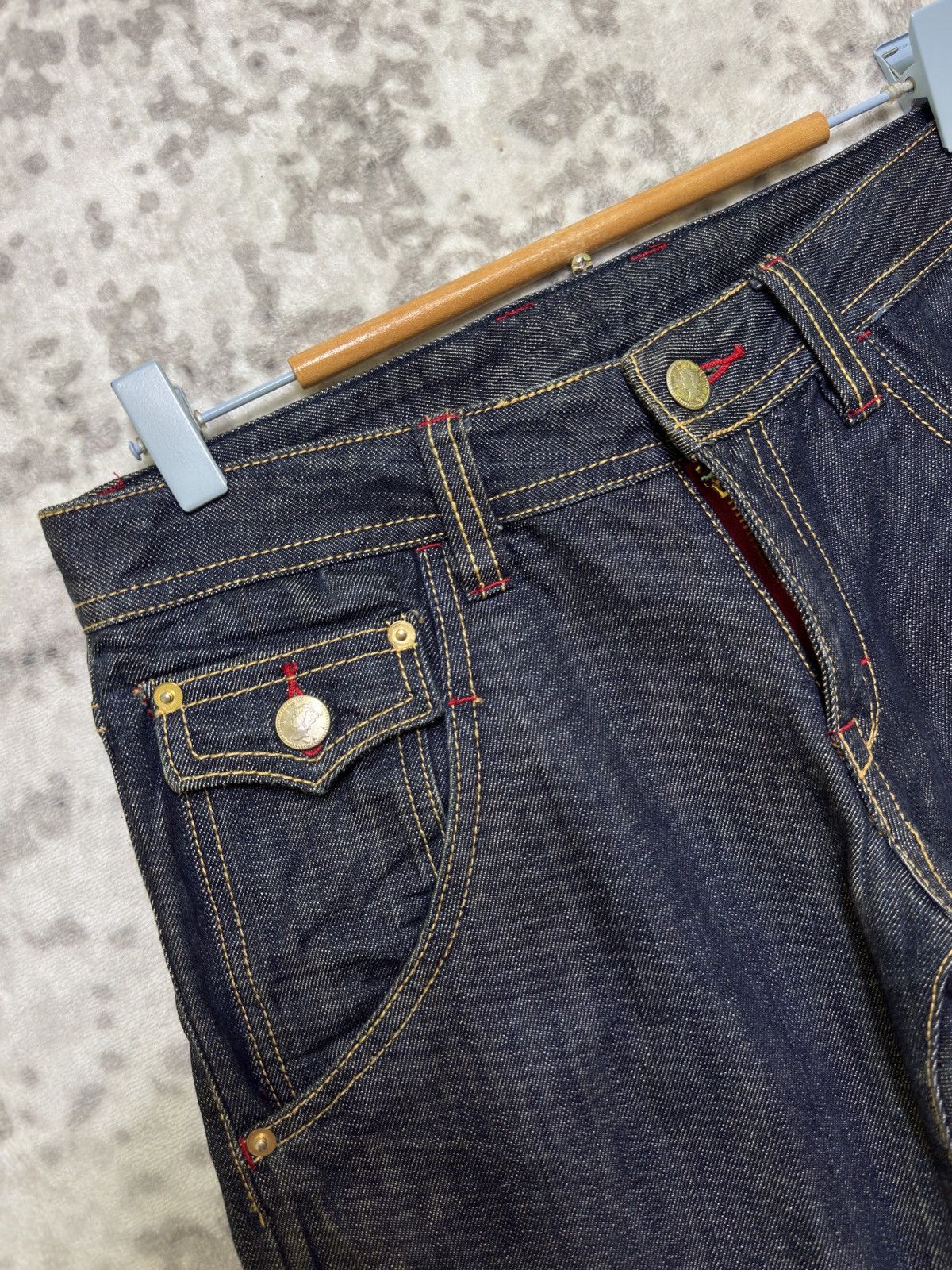 PPFM Vintage PPFM Curved Leg Banana Cut Zipper Punk Jeans Size US 30 / EU 46 - 8 Thumbnail