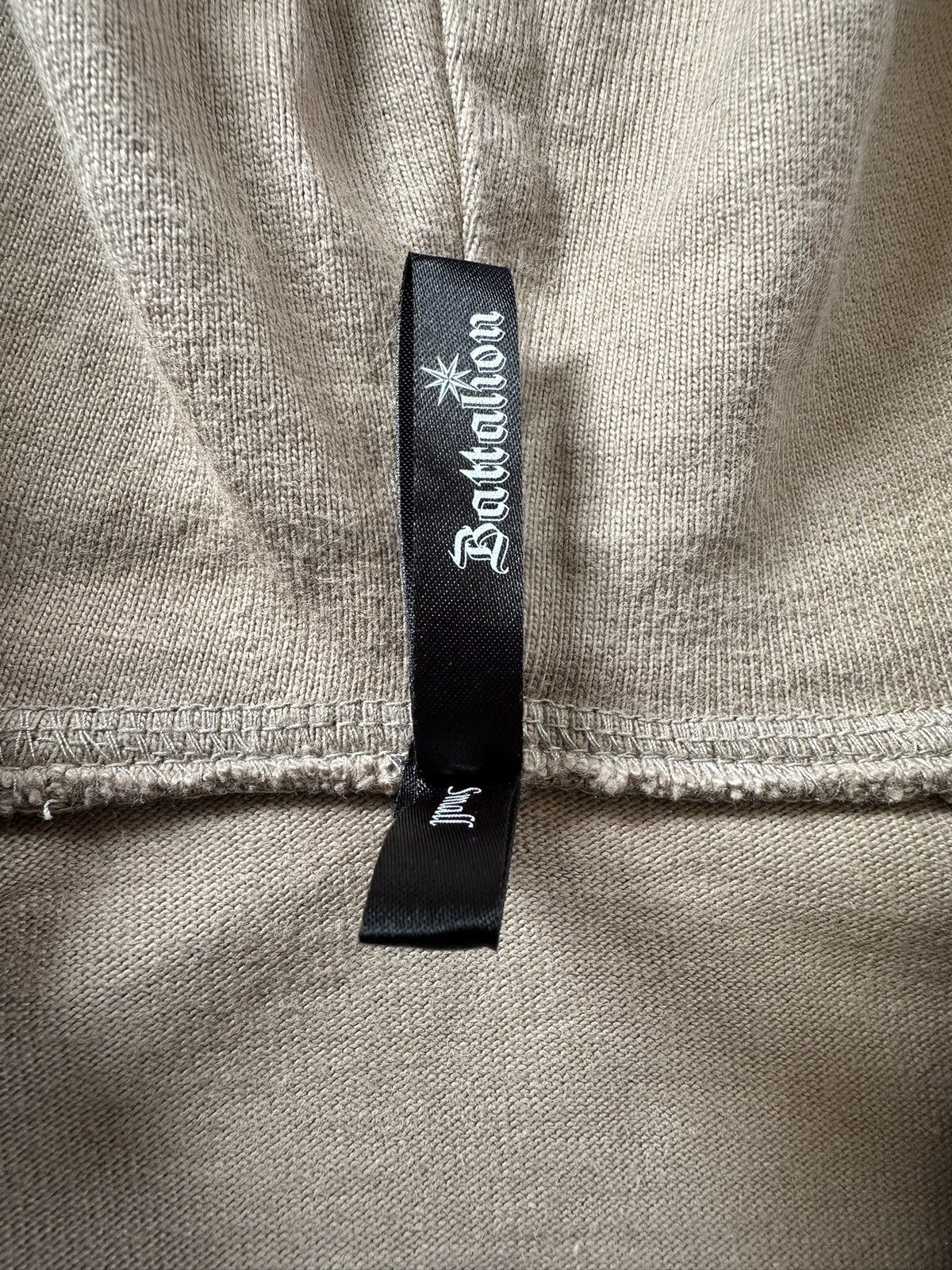 14th Addiction 00's Battalion Japan raw edge slim zipper hoodie Size US S / EU 44-46 / 1 - 18 Thumbnail