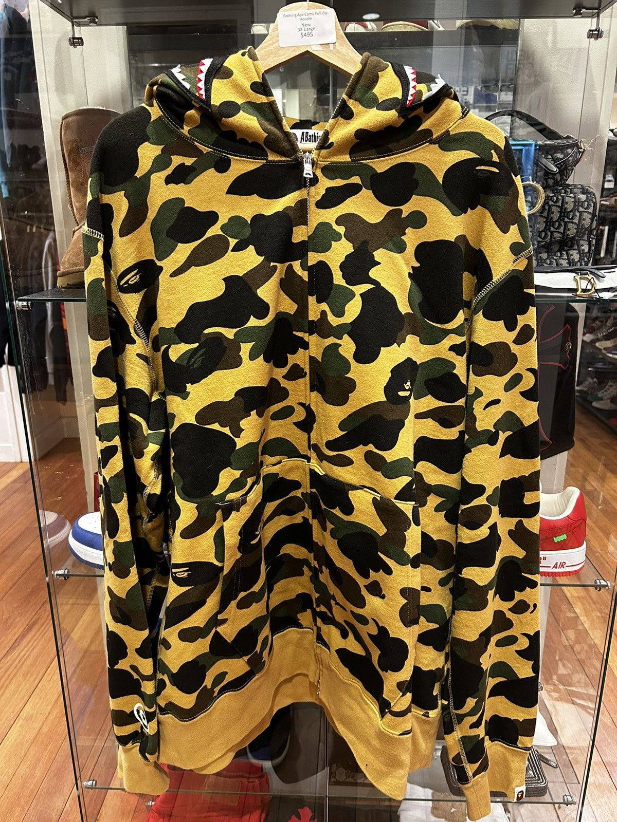 Bape Bape Ape Camo Shark Full Zip Hoodie Size US XXL / EU 58 / 5 - 1 Thumbnail