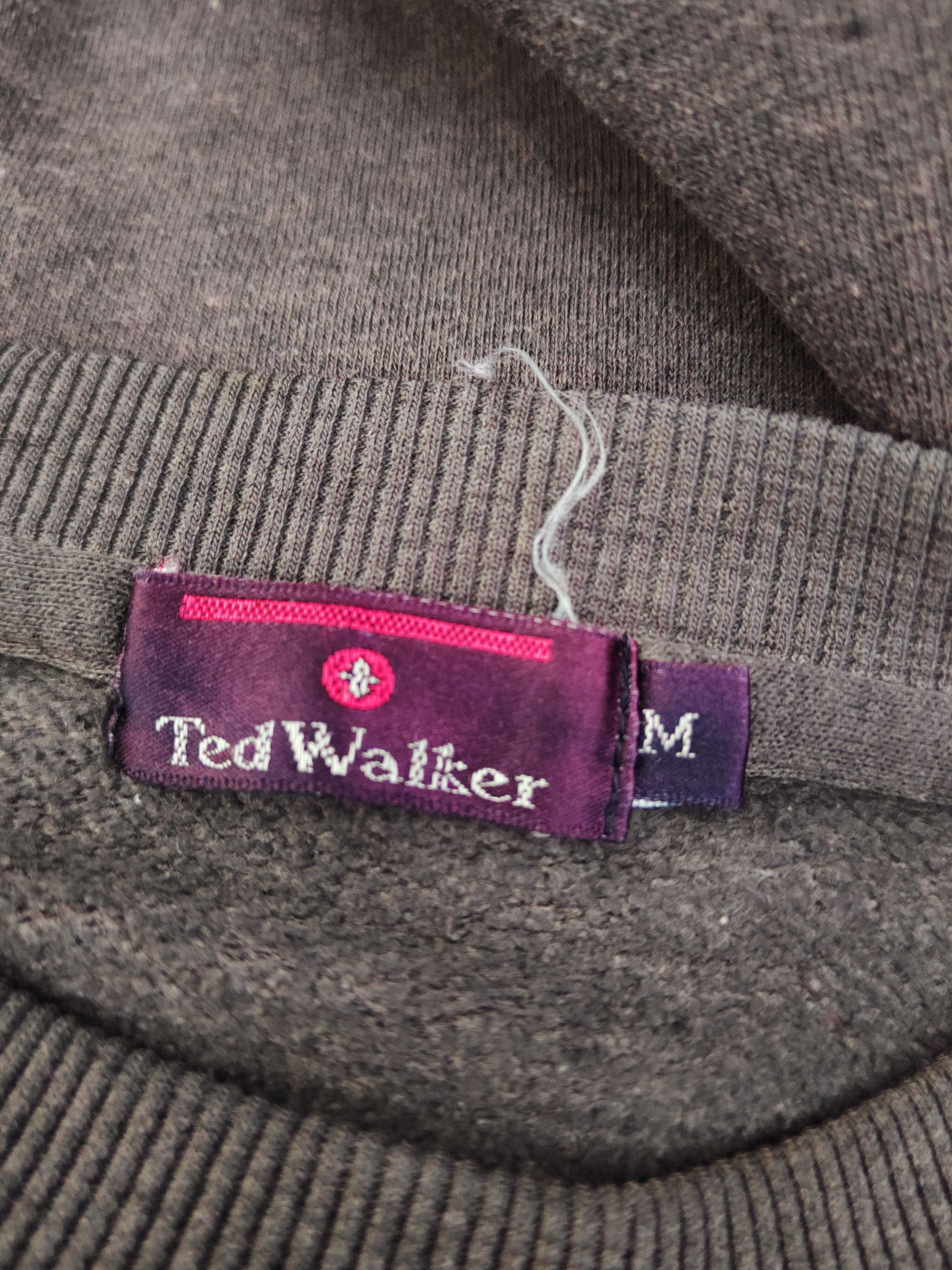 Japanese Brand × Vintage Very rare 🔥Ted Walker Dark Gray Sweatshirts Size US M / EU 48-50 / 2 - 13 Thumbnail