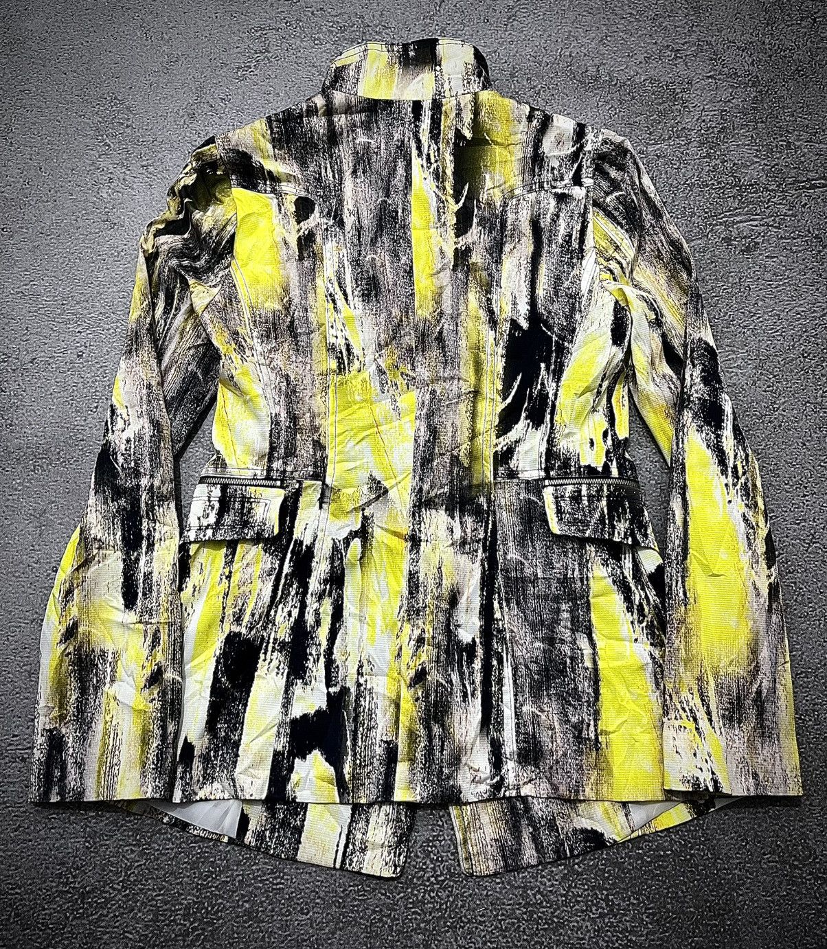 Japanese Brand Japanese Joinus Asymmetrical Abrstract Printed Jacket Size US M / EU 48-50 / 2 - 5 Thumbnail