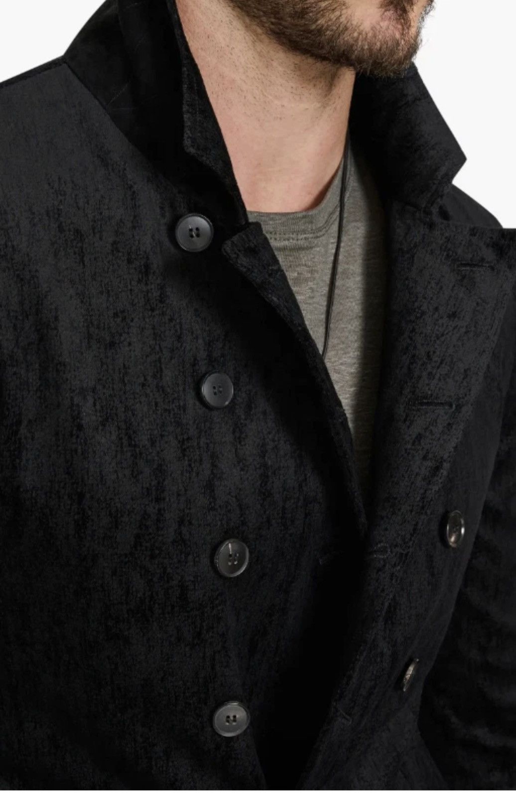 John Varvatos Slim Fit Double breasted Cutaway Jacket EU 48 USA 38 Size US M / EU 48-50 / 2 - 17 Thumbnail