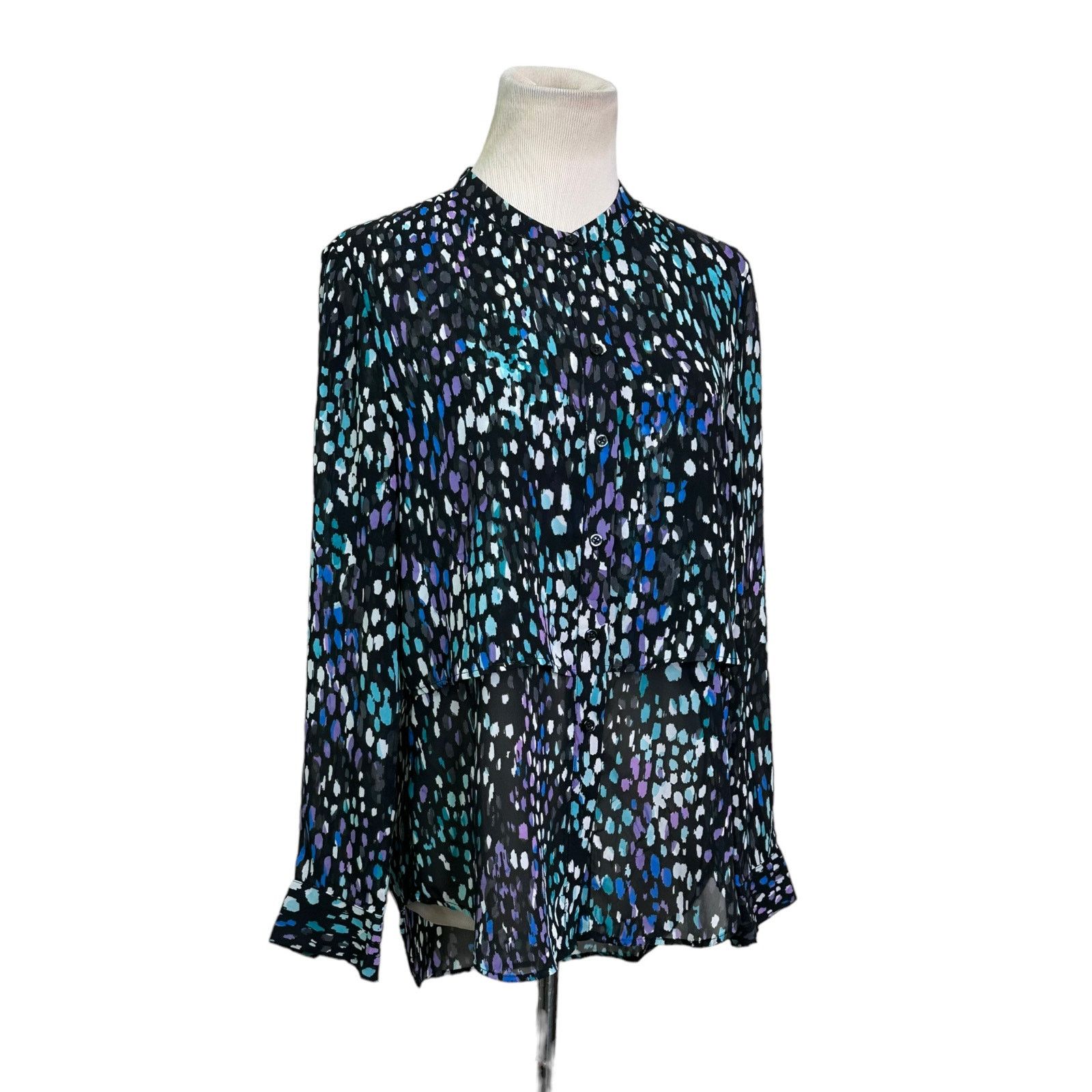 Banana Republic Banana Republic Sheer Button Down Blouse Size PS Size S / US 4 / IT 40 - 14 Thumbnail